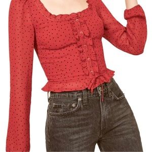 Reformation Italia top, NWT. Size 10.